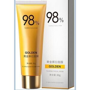 Beilingmei 98.4% Golden Peel off facial mask. Reduce fine lines Anti Aging